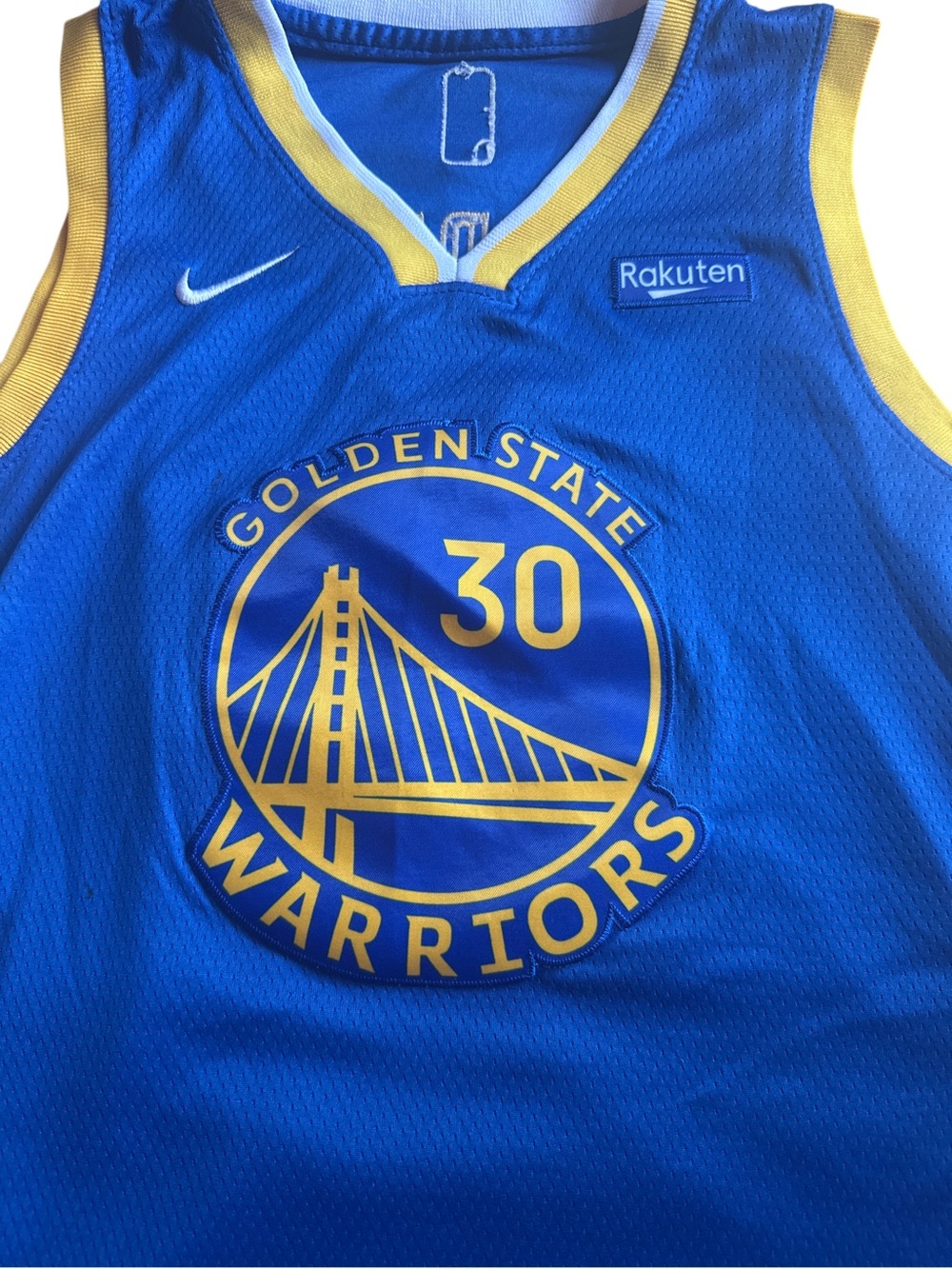 NBA Royal Blue Jersey Patch with Black and Silver Accents
